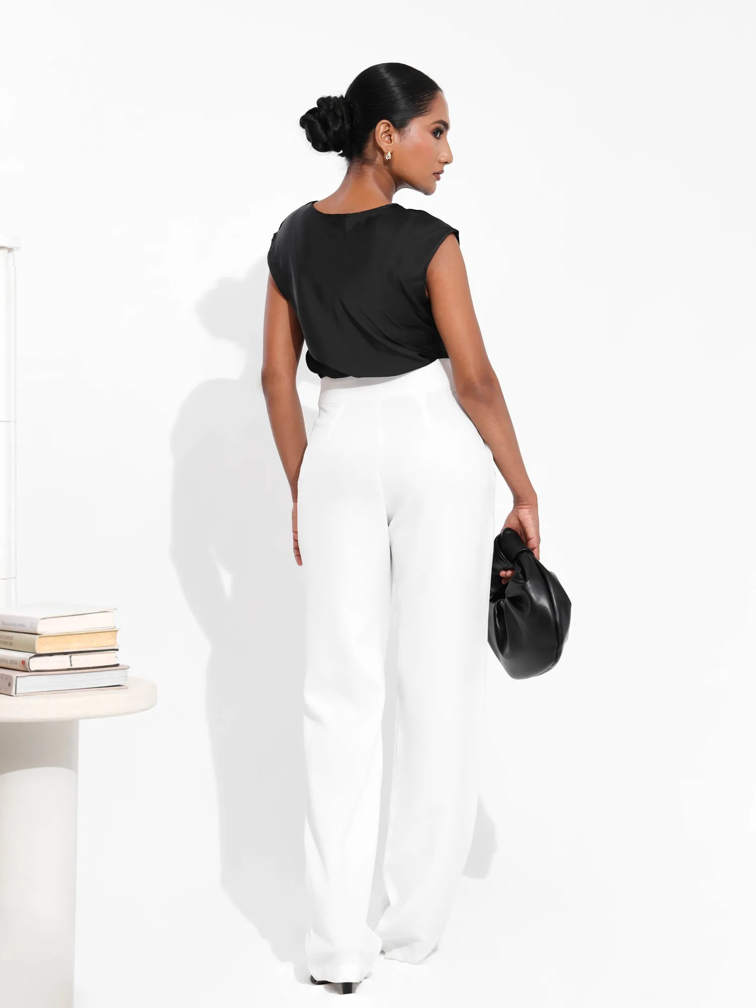 High Waist Straight Leg pant