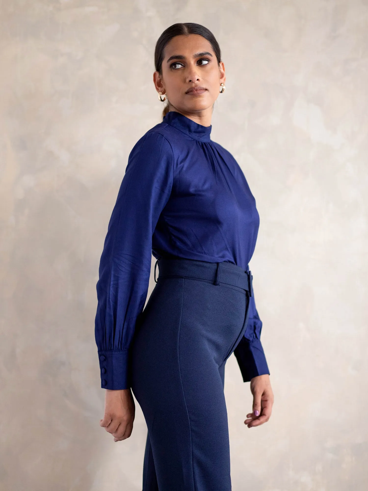 High Waist Straight Leg Pant