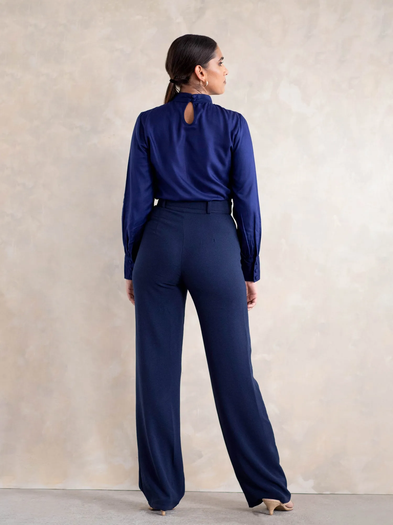 High Waist Straight Leg Pant
