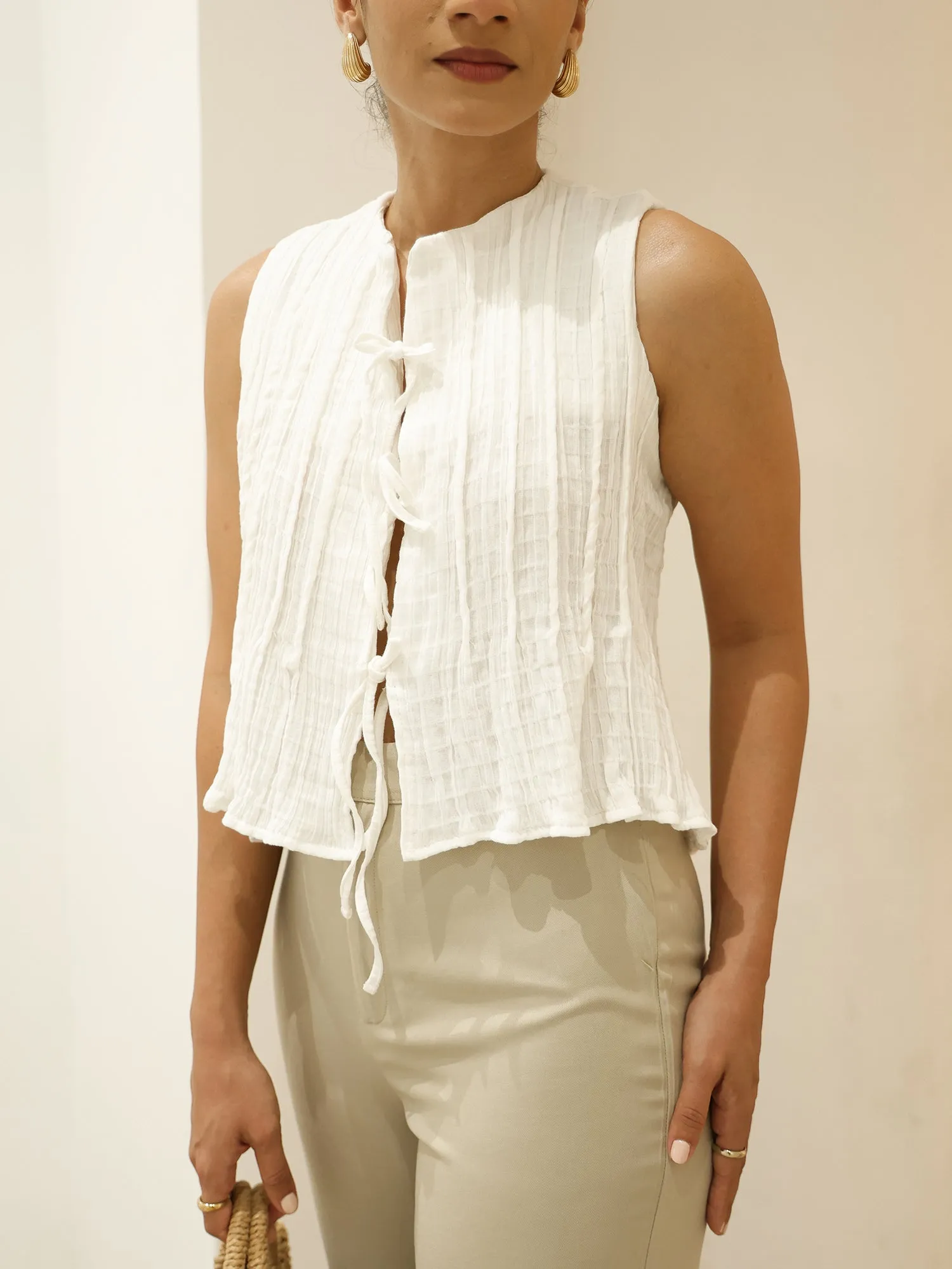 High Waist Straight Leg Pant