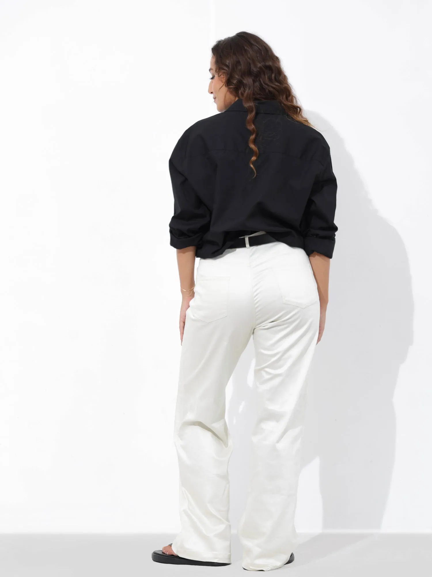 High Waist Straight Leg Pant