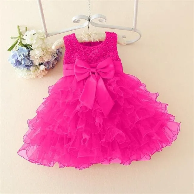 Hot Lace Flower Girls Wedding Dress
