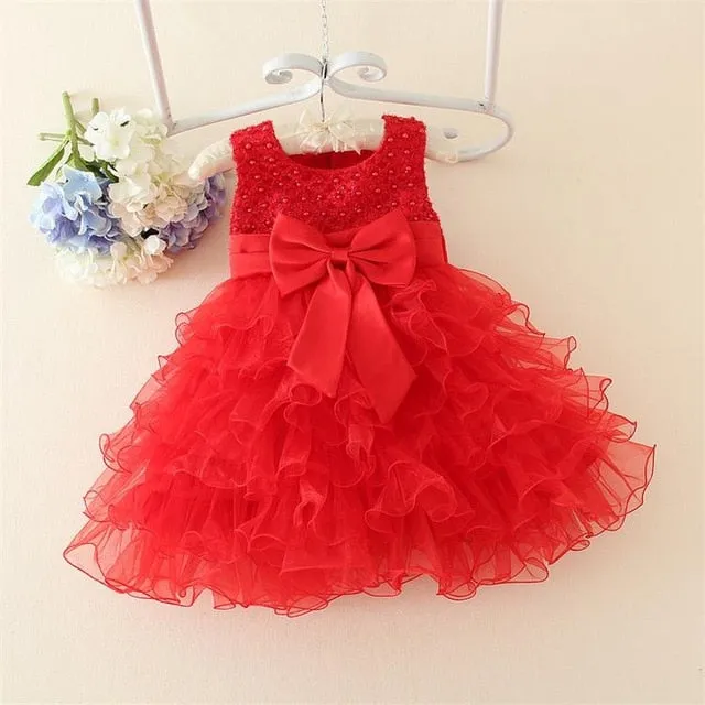 Hot Lace Flower Girls Wedding Dress