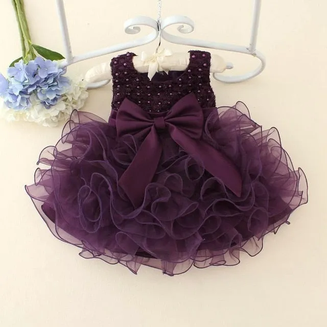 Hot Lace Flower Girls Wedding Dress