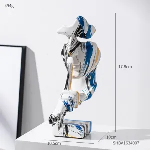 Human Face Abstract Decor Face Sculpture