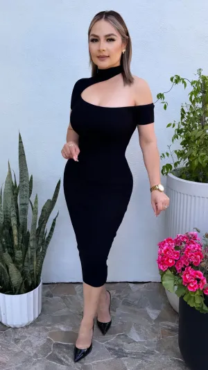 INEZ BLACK DRESS