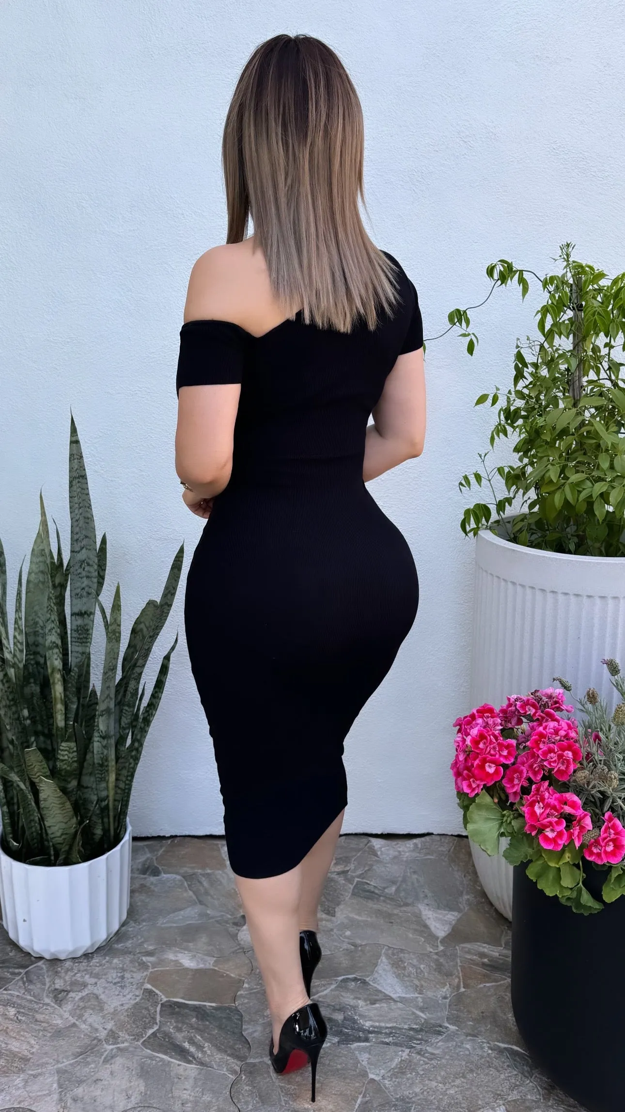 INEZ BLACK DRESS