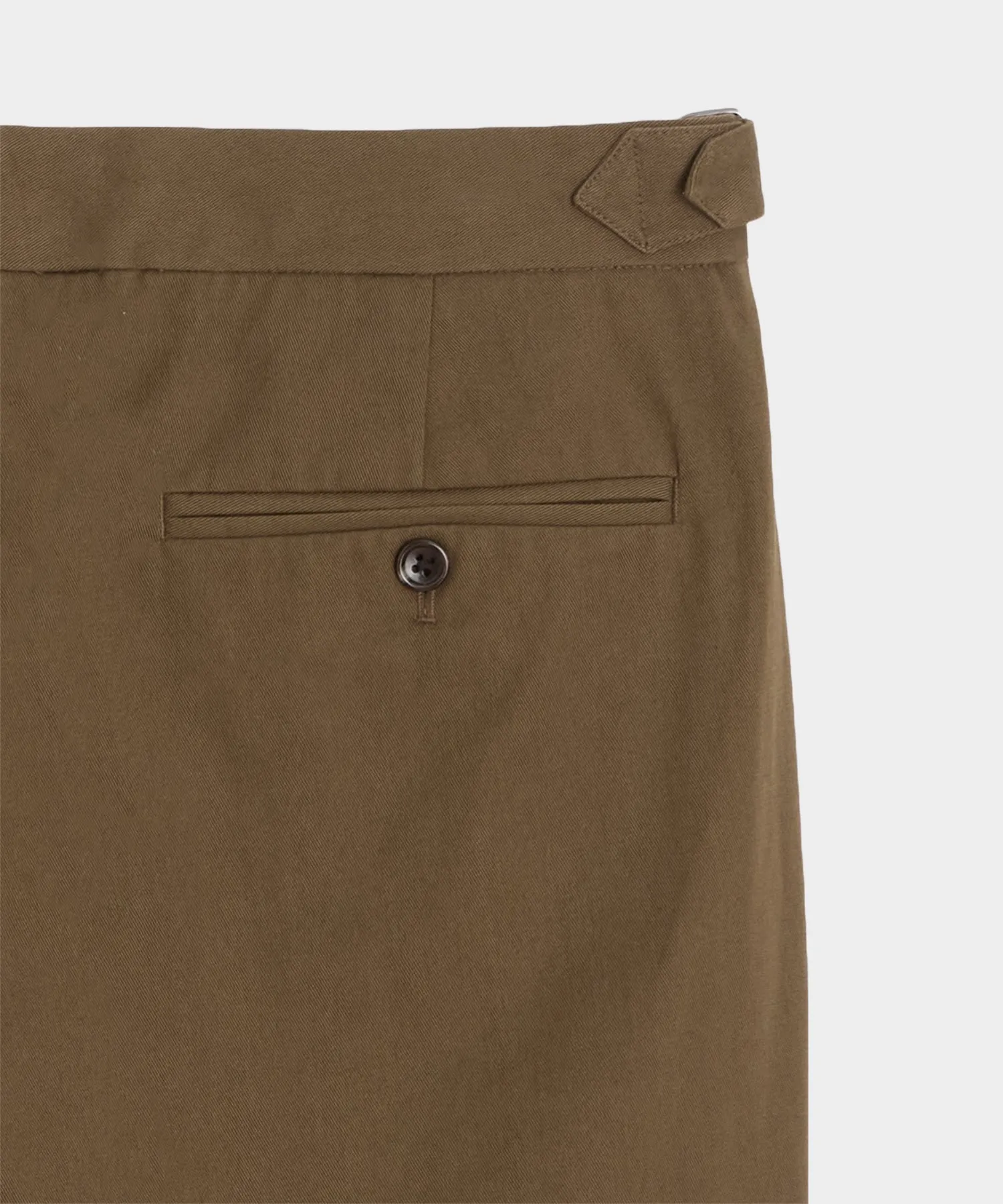 Italian Lightweight Cotton Side Tab Trouser
