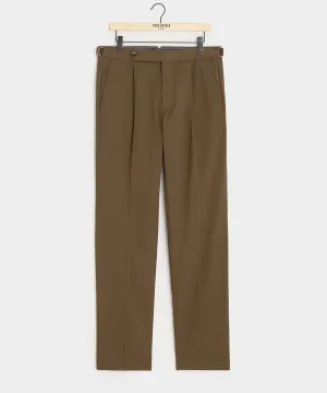 Italian Lightweight Cotton Side Tab Trouser