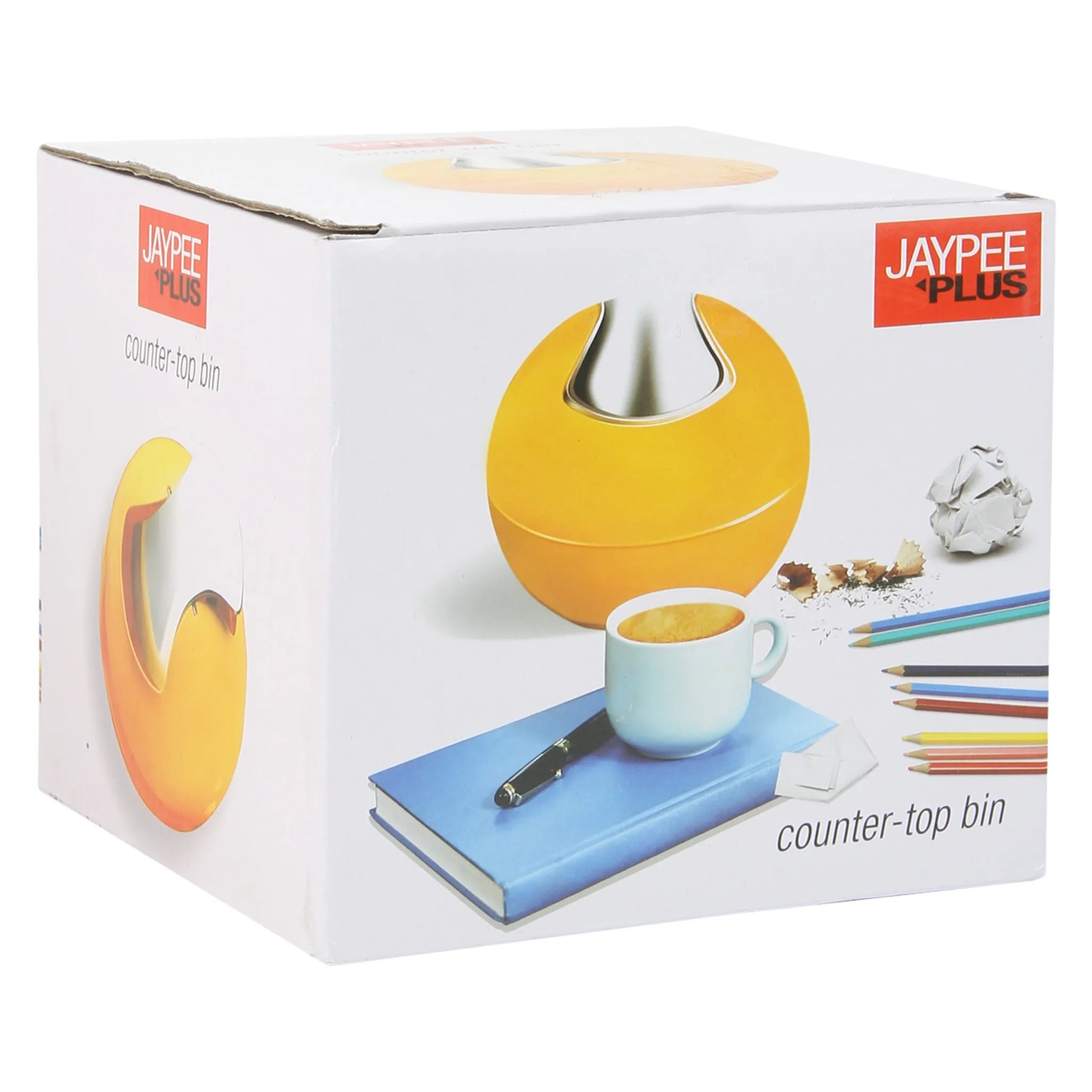 Jaypee Plus, Tabletop Dustbin, Orange