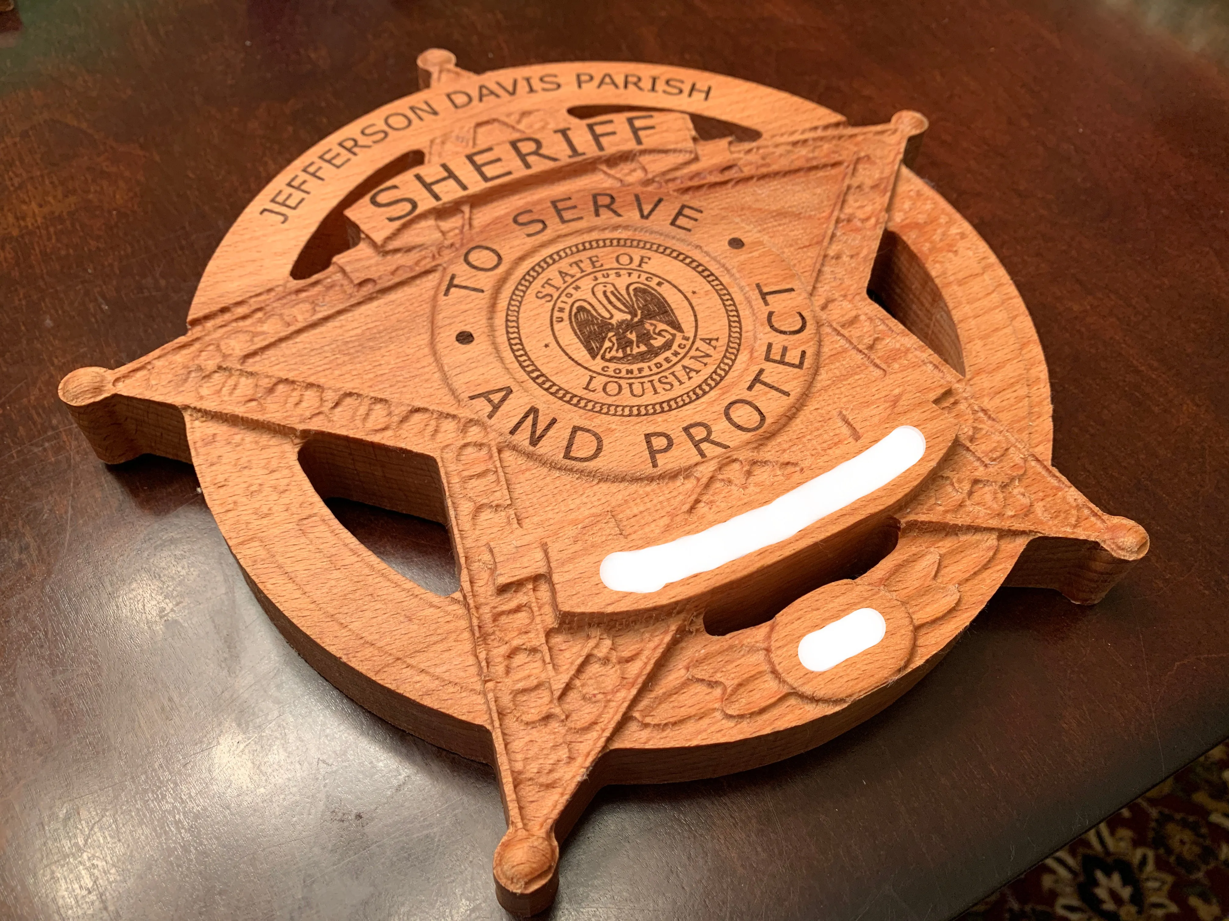 Jefferson Davis Parish Badge