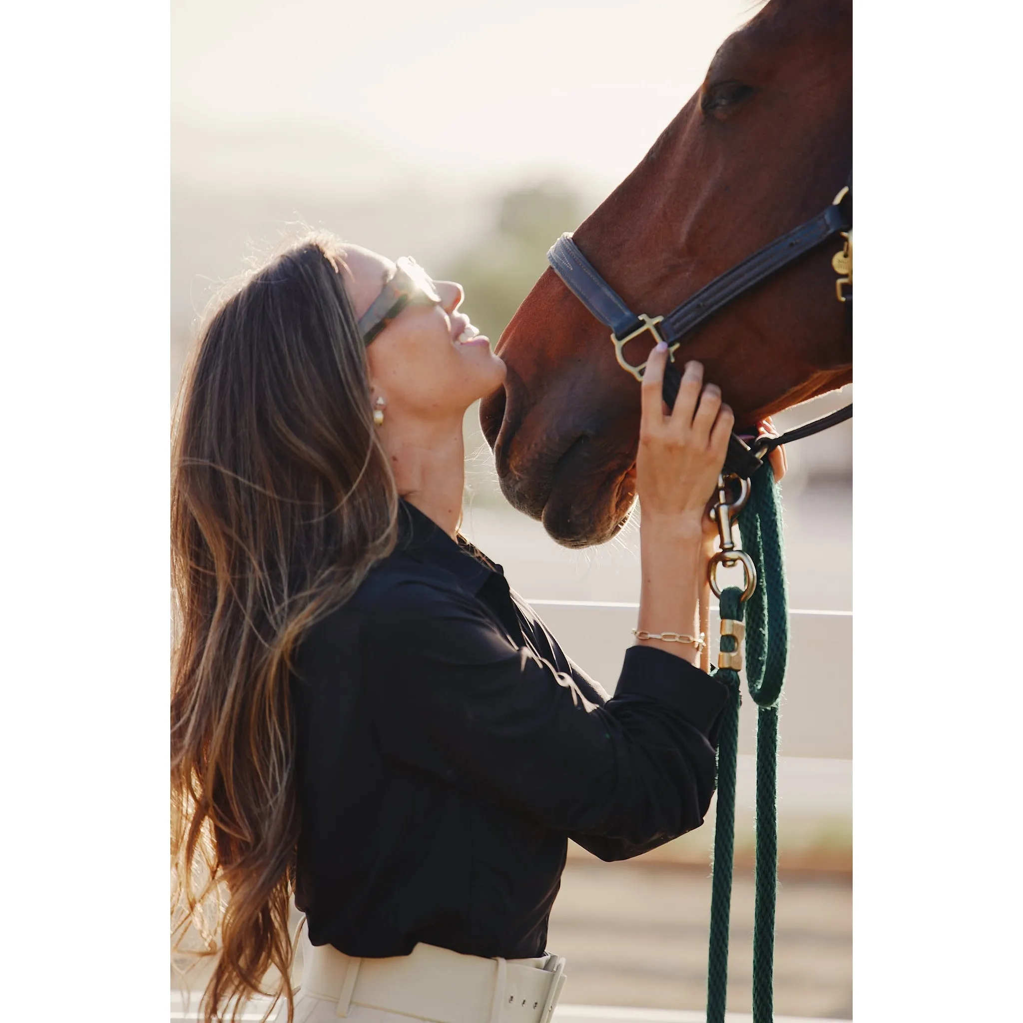 Jessica | The Classic Button Down | Black Beauty