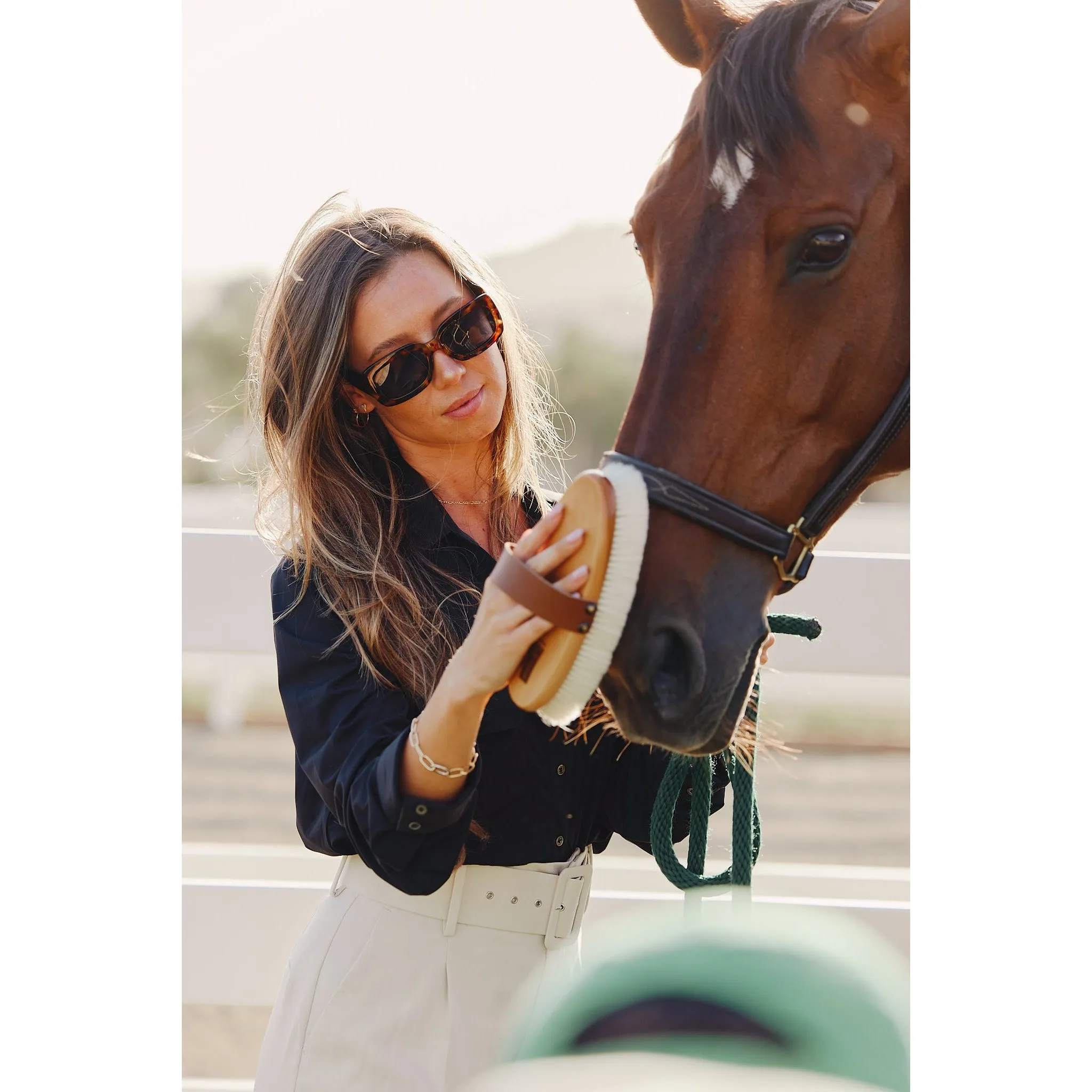 Jessica | The Classic Button Down | Black Beauty