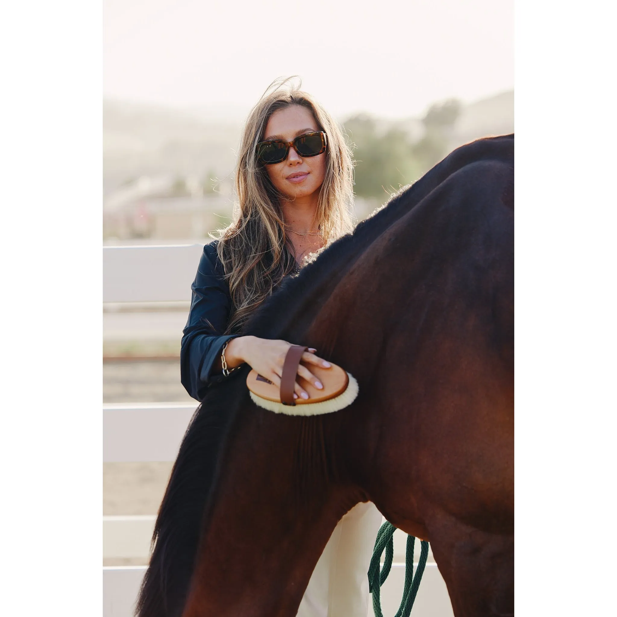 Jessica | The Classic Button Down | Black Beauty