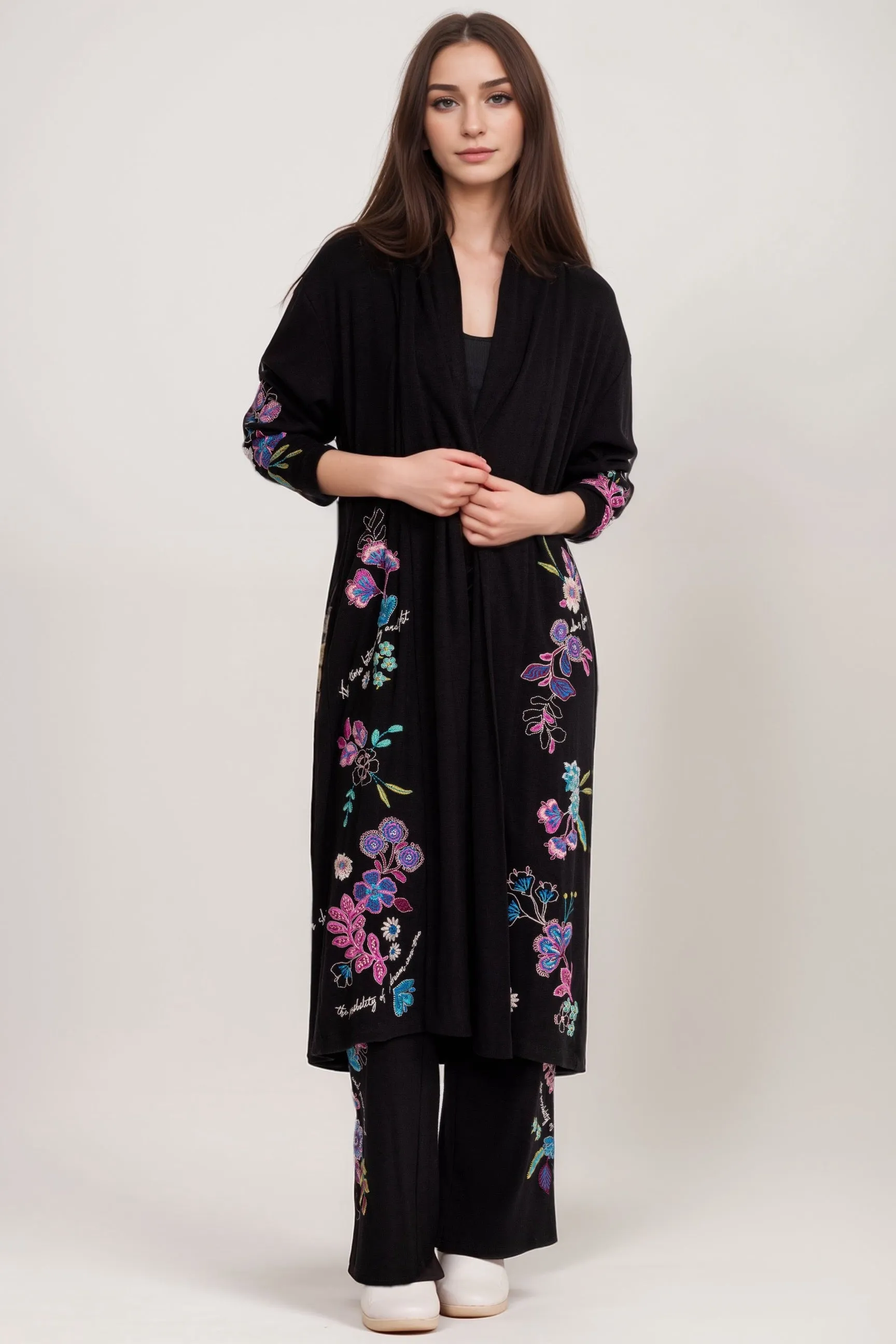 Johnny Was JWLA Shilo Cozy Longline Duster J49624-R