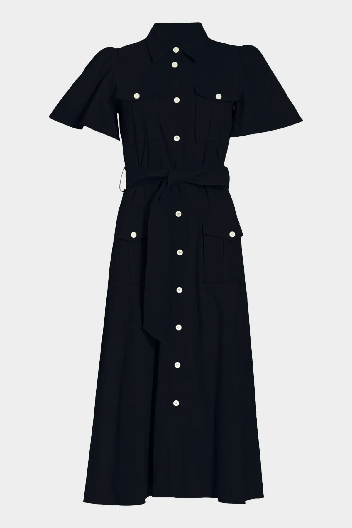 Judy Utility Shirtdress in Midnight