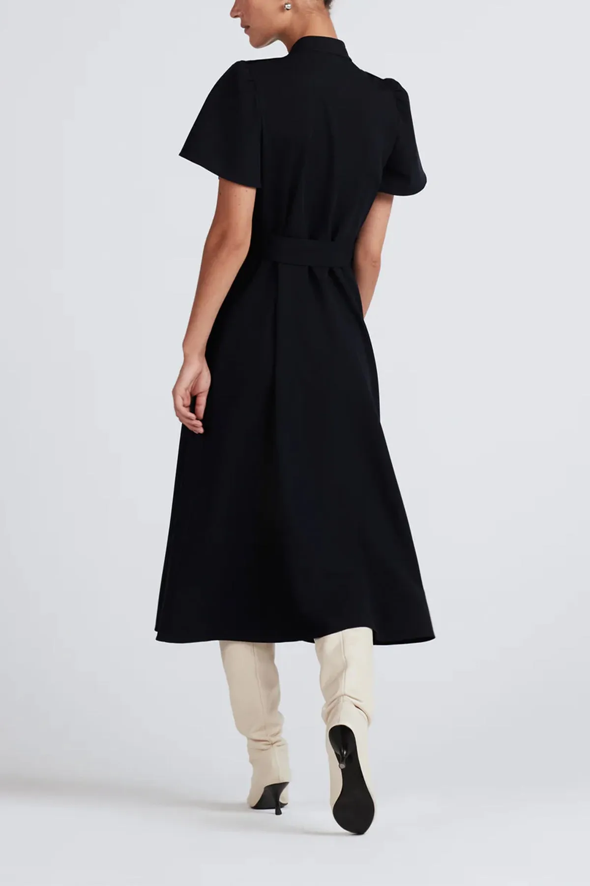 Judy Utility Shirtdress in Midnight