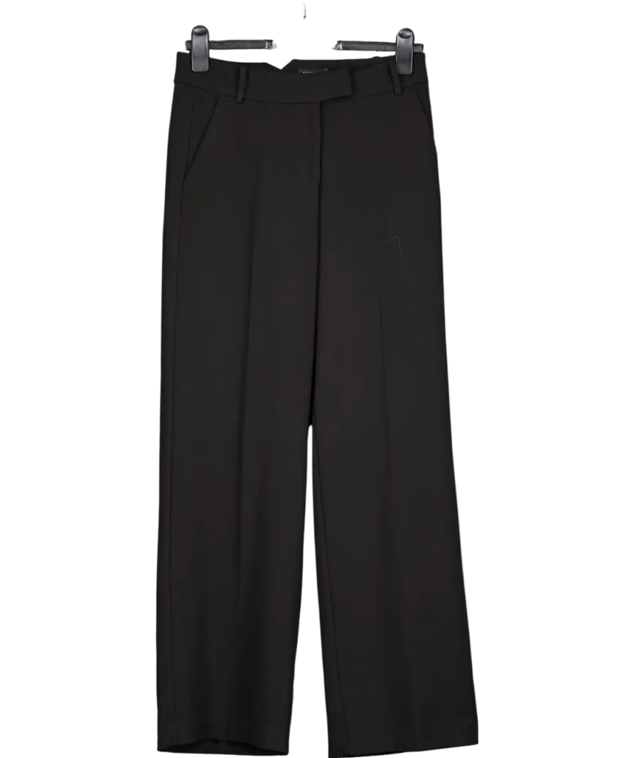 Karen Millen Black Tailored Essential Straight Leg Trousers UK 8