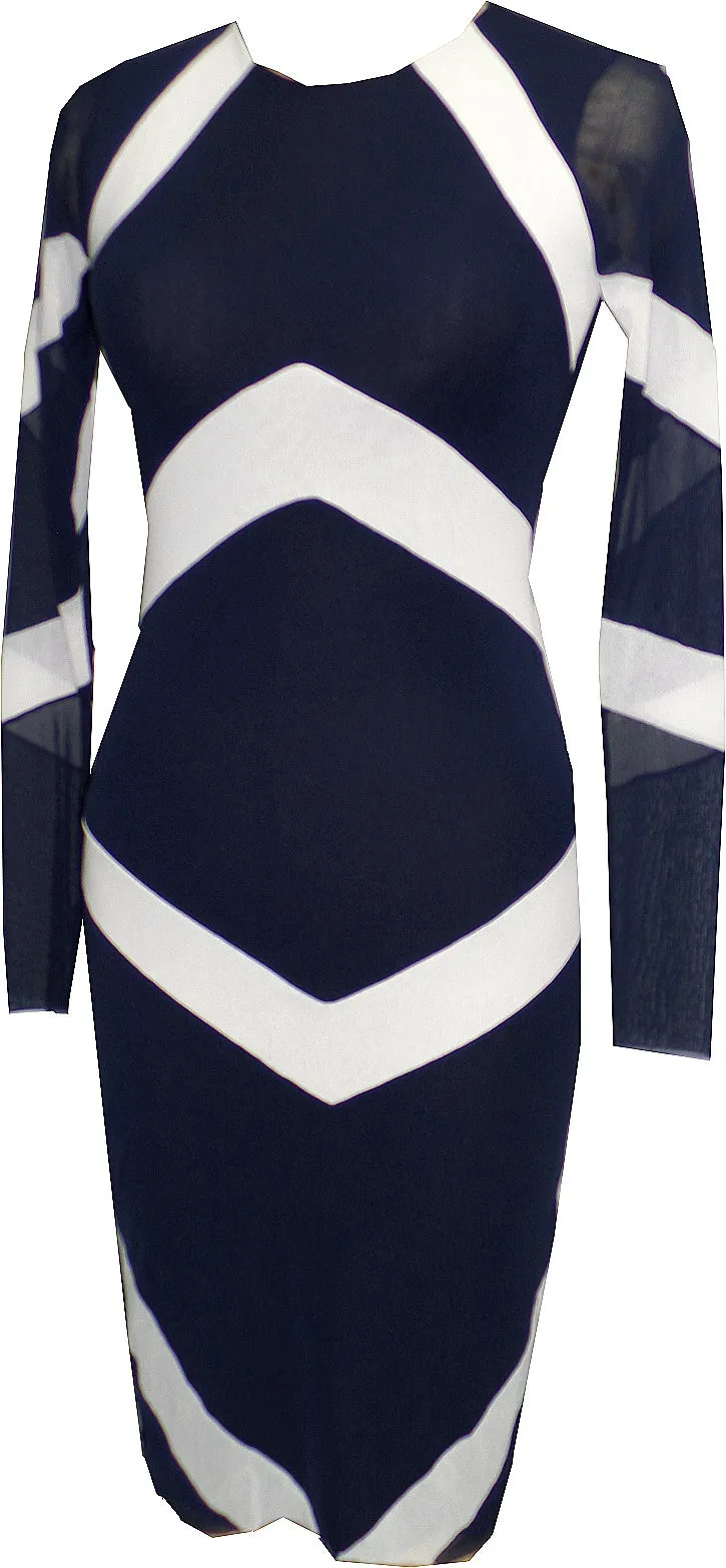 Knee Length Puzzle Dress