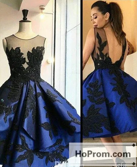 Knee Length Sleeveless Satin Prom Dresses Homecoming Dresses