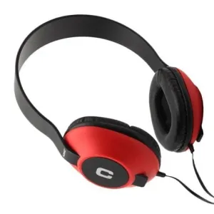 KOMC Wired Stereo Headset with Mic - S39 - Red