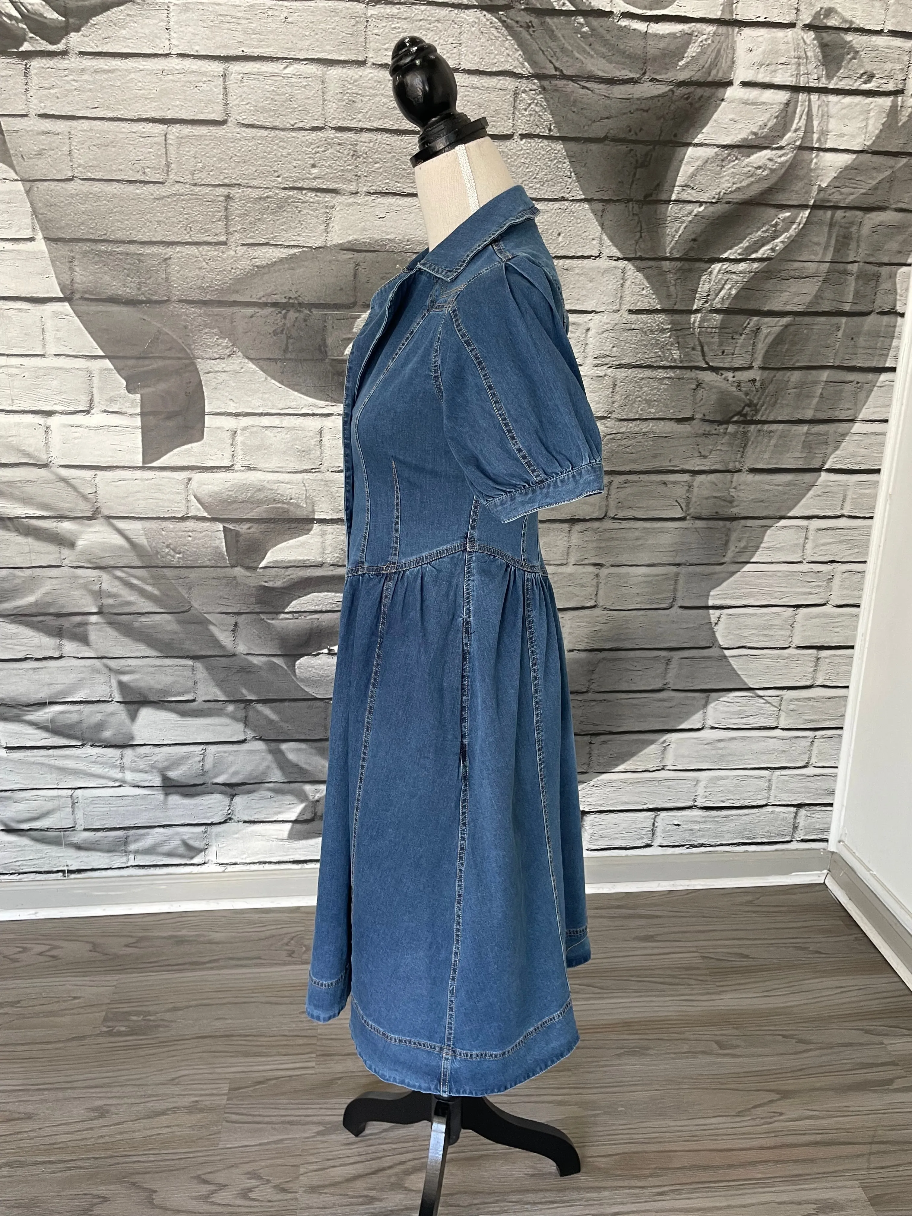 Lacey Denim Dress