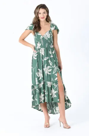 Lady in Pink Floral Dress