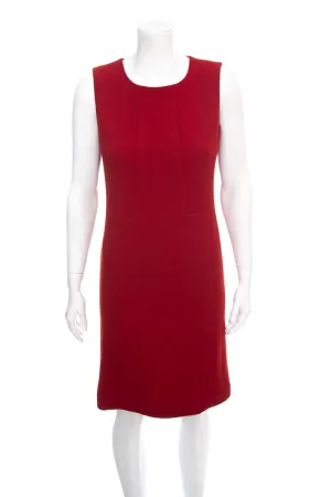 Lafayette 148 Red Sleeveless Knee Length Dress SZ 2 NWT