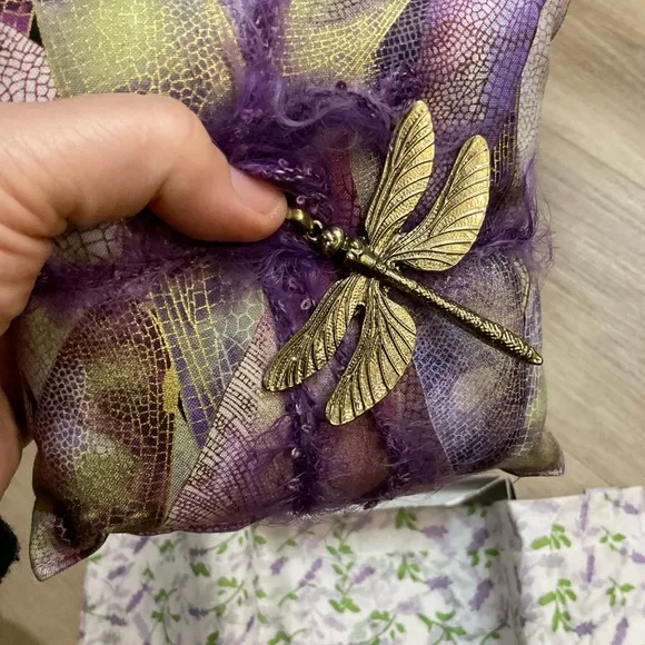 Lavender sachet organic scent handmade gift for party 5” x 5” x2”