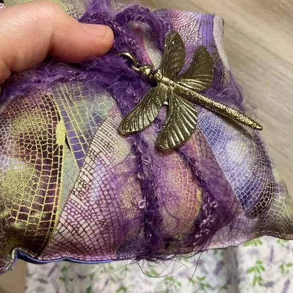 Lavender sachet organic scent handmade gift for party 5” x 5” x2”