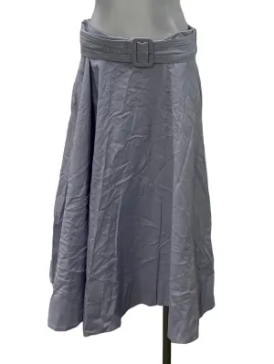 Lilac Belted Midi Skirt LB