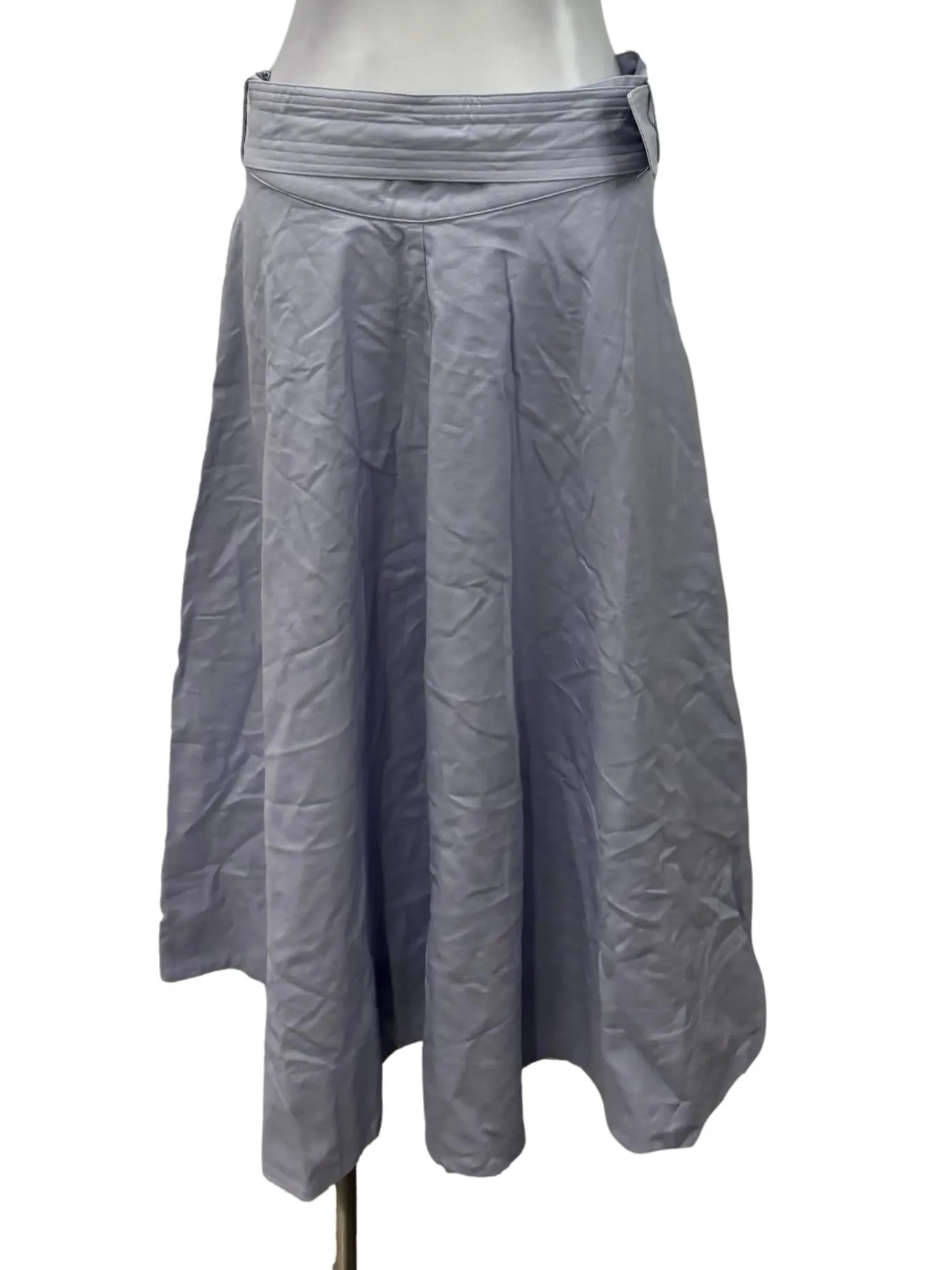 Lilac Belted Midi Skirt LB
