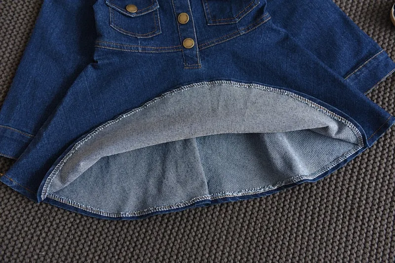 Long Sleeve Denim Dress
