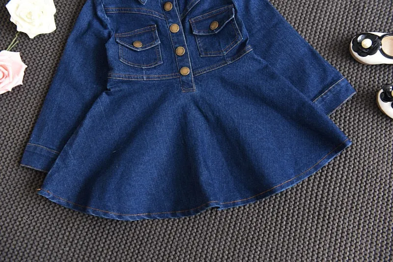 Long Sleeve Denim Dress