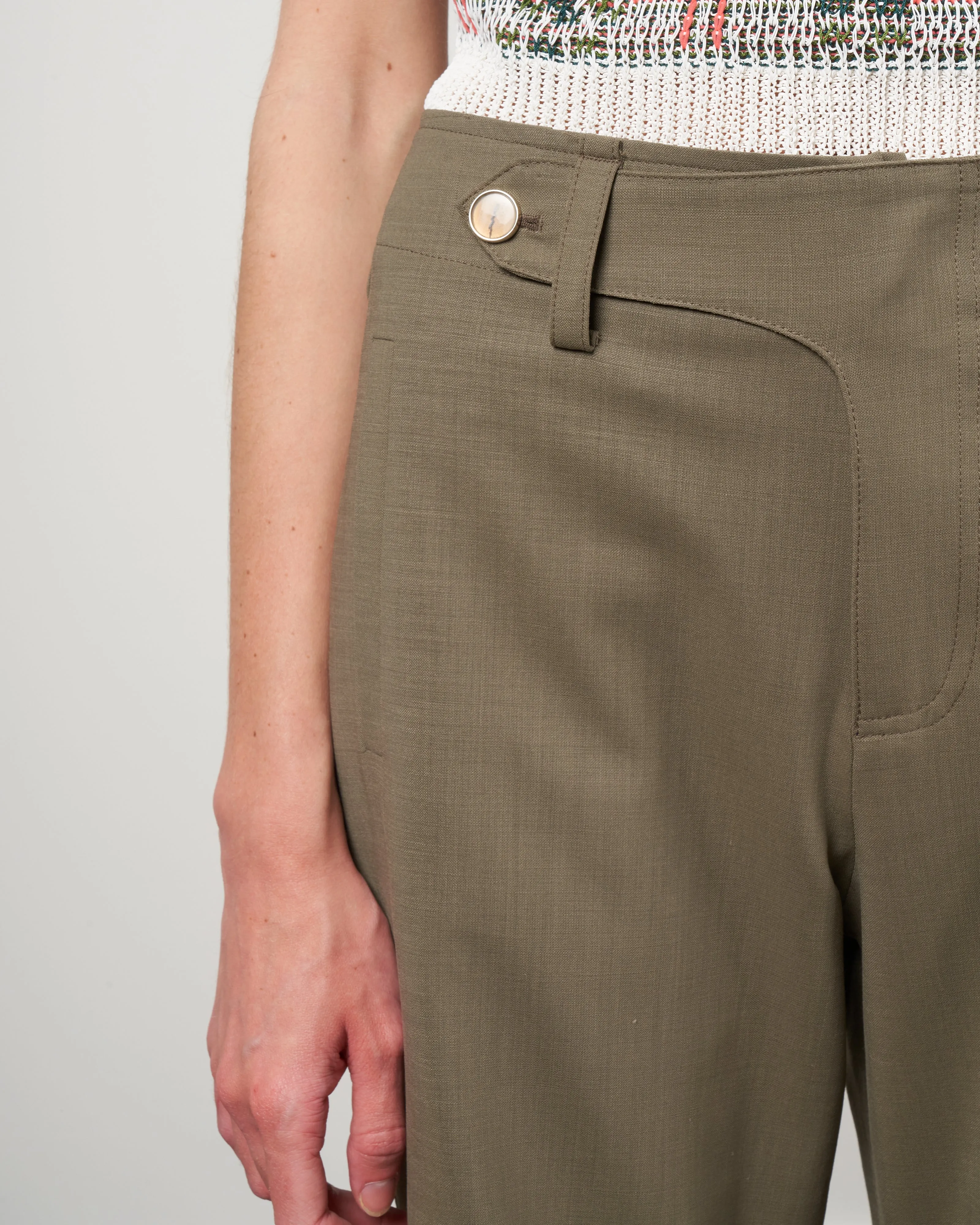 lorraine safari pant - olive