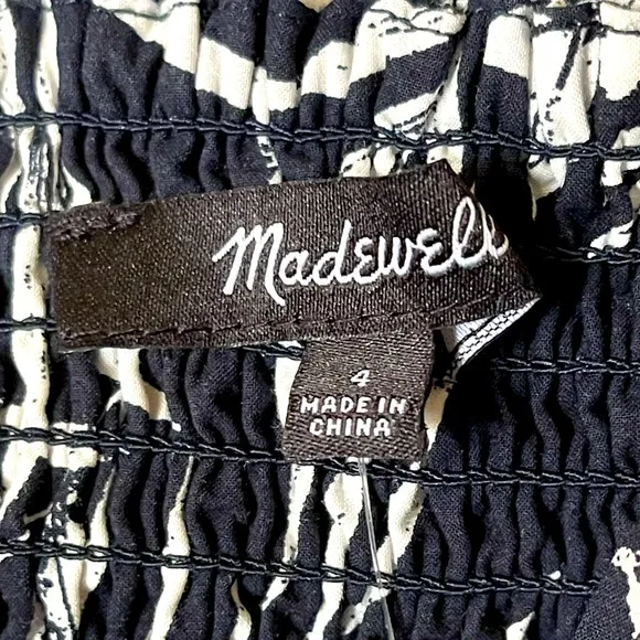 Madewell NWT Deep V-Nexkline Halter Midi Dress in Poplin Size 4 in Deep Indigo