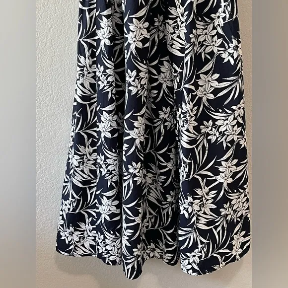 Madewell NWT Deep V-Nexkline Halter Midi Dress in Poplin Size 4 in Deep Indigo