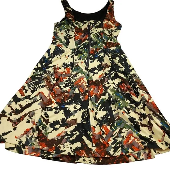 MAEVE Anthropologie Womens M Dress Capelle Fit &amp; Flare Pockets Knee Length Lined