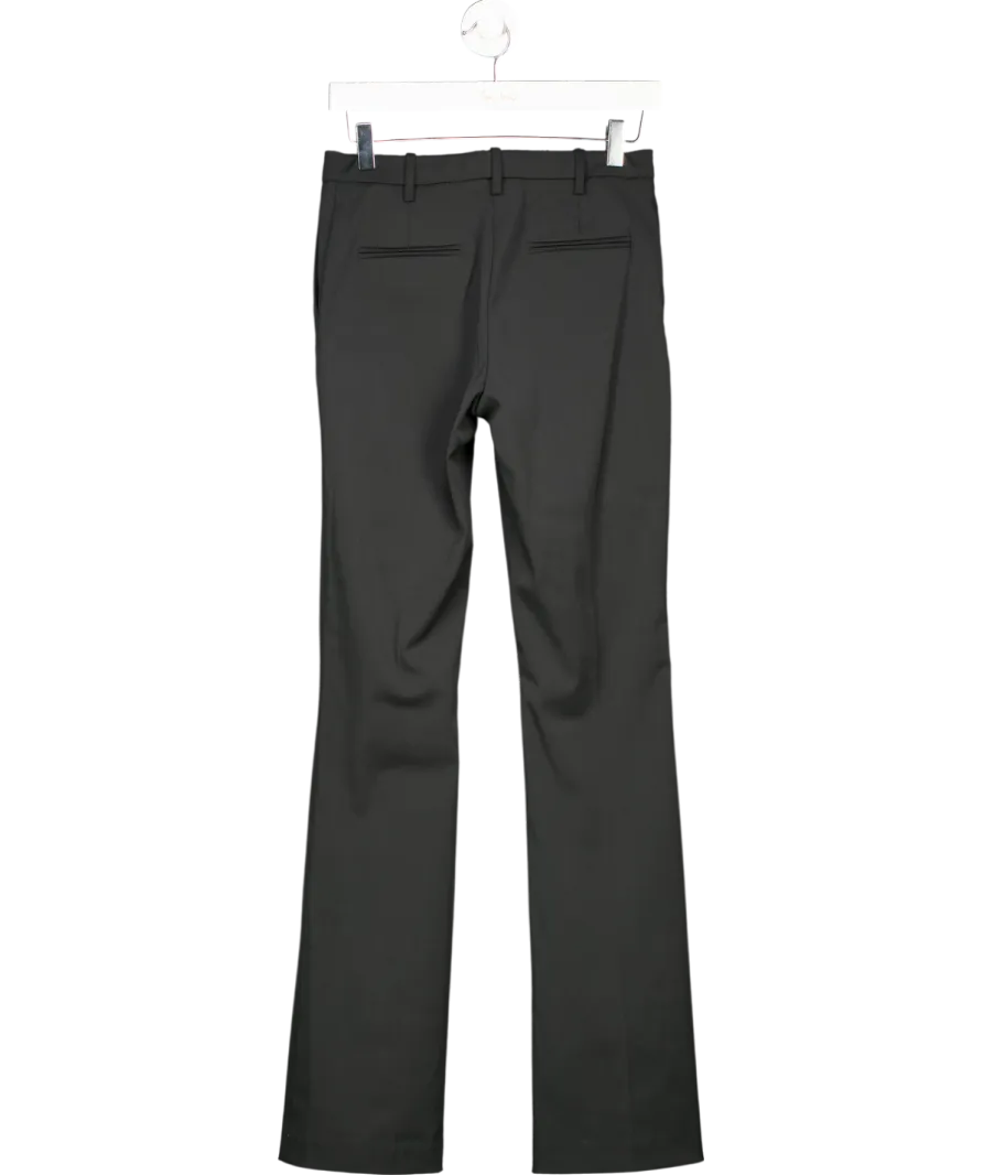 MANGO Black Straight Suit Trousers UK 6