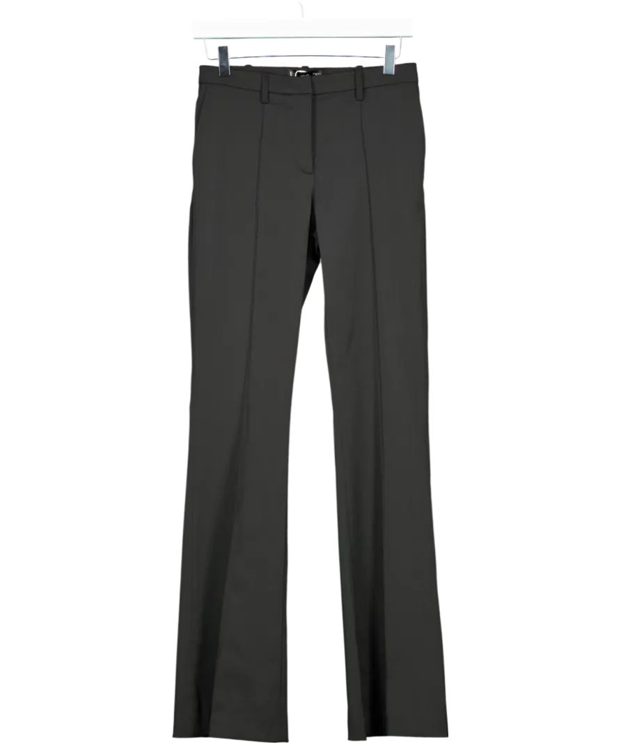 MANGO Black Straight Suit Trousers UK 6