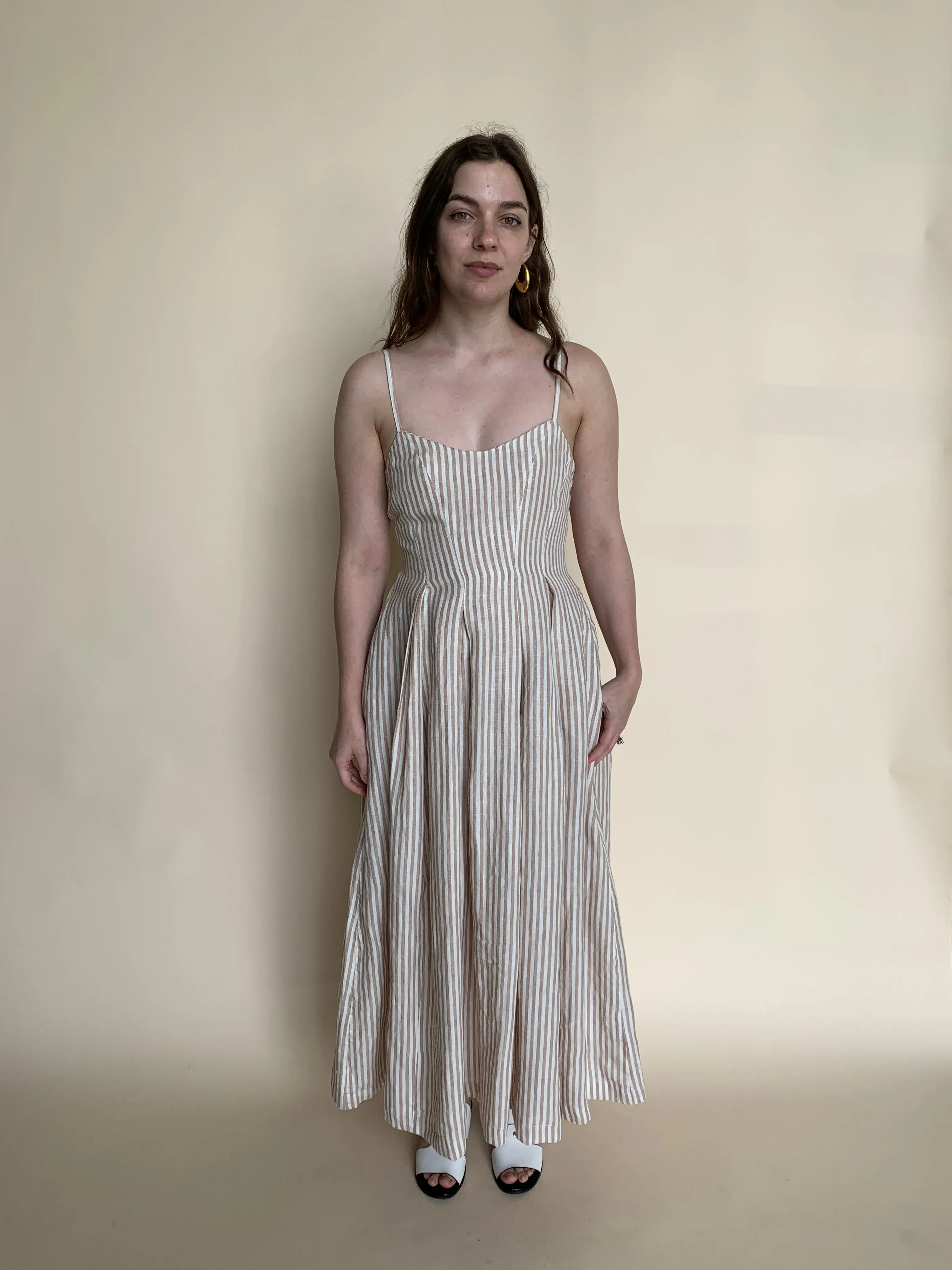 Mara Hoffman striped linen dress
