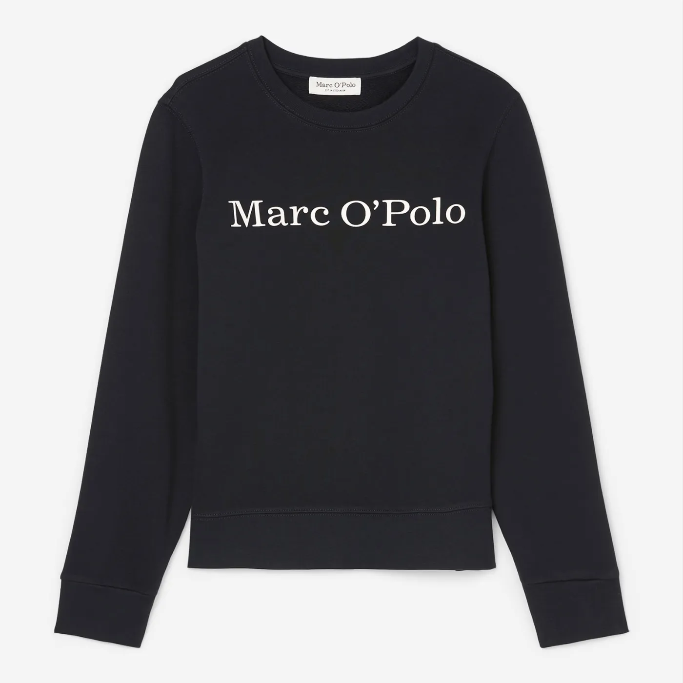 Marc O Polo Organic Cotton Logo Sweatshirt | Navy
