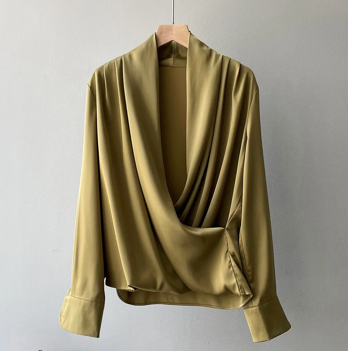Marie | Satin Bluse