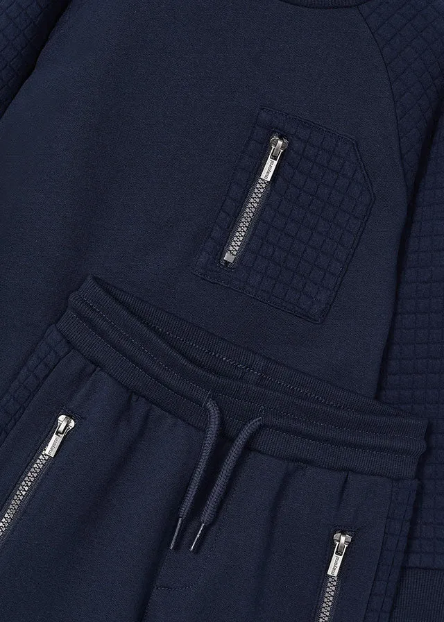 Mayoral 4605 Navy Two Piece Tracksuit In Stock Now