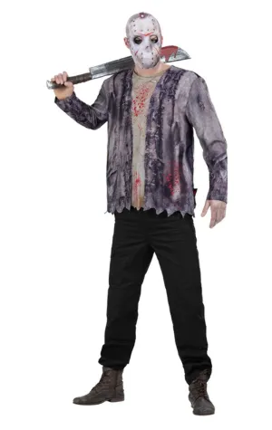 Mens Friday 13th Jason Vorhees Halloween Costume