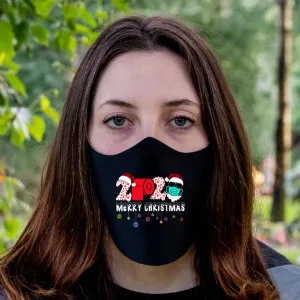 Merry Christmas 2020 Fitted Face Mask And Covering