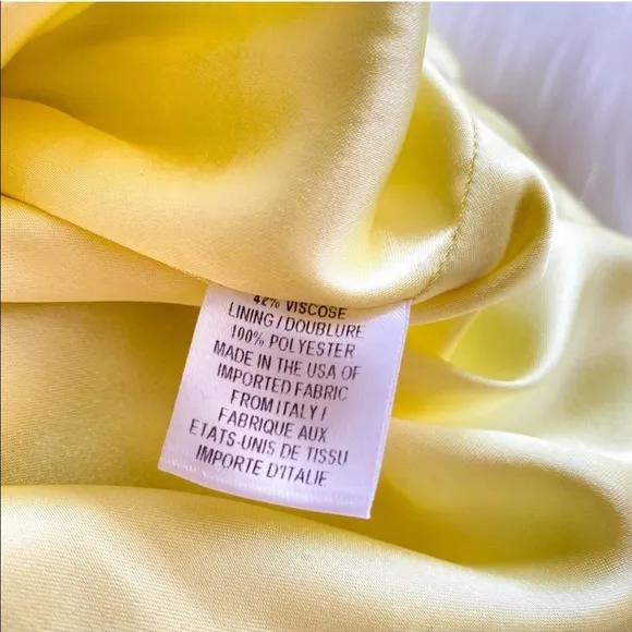 Milly of New York Peplum Sheath Mini Dress Floral Flowers Lemon Yellow Blue