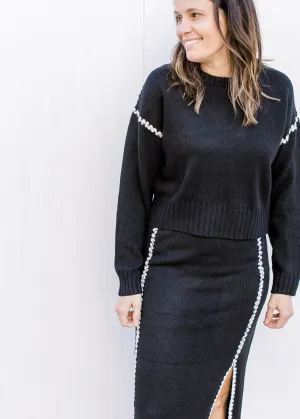 Mix and Match Black Sweater Skirt Set