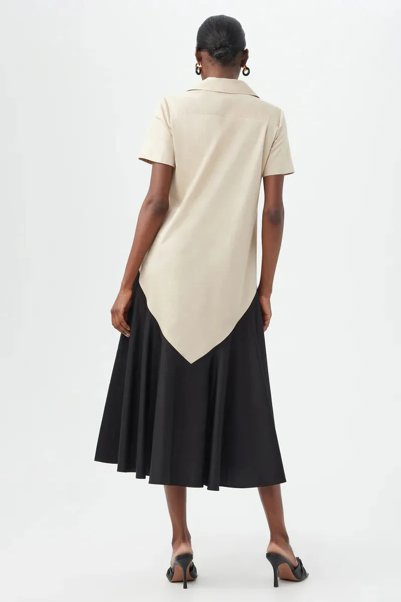 Neola 2 Dress (Sahara Stone/Black)