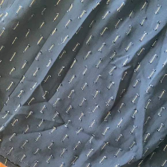 NEW J. CREW Skirt Navy Gold Thread Textured K3535 Midi Business Work Size 2 NWT